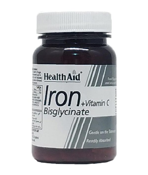 قرص آهن با ویتامین سی هلث اید | 30 عدد